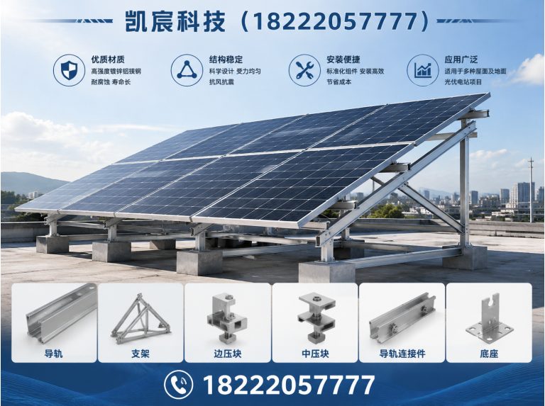 红桥区光伏支架研发制造展示图